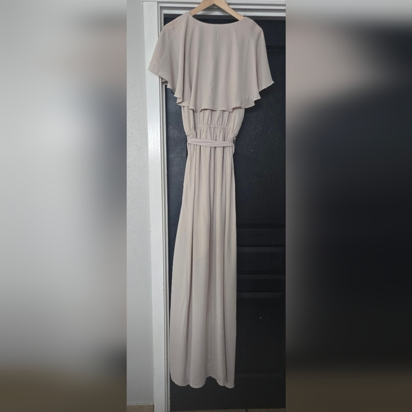 Show Me Your Mumu Audrey Maxi Dress Beige X-Large - Picture 10 of 15